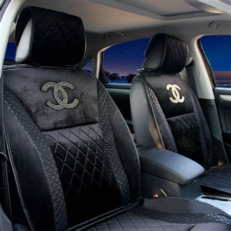 coco chanel seat covers|Chanel Car Seat Cover .